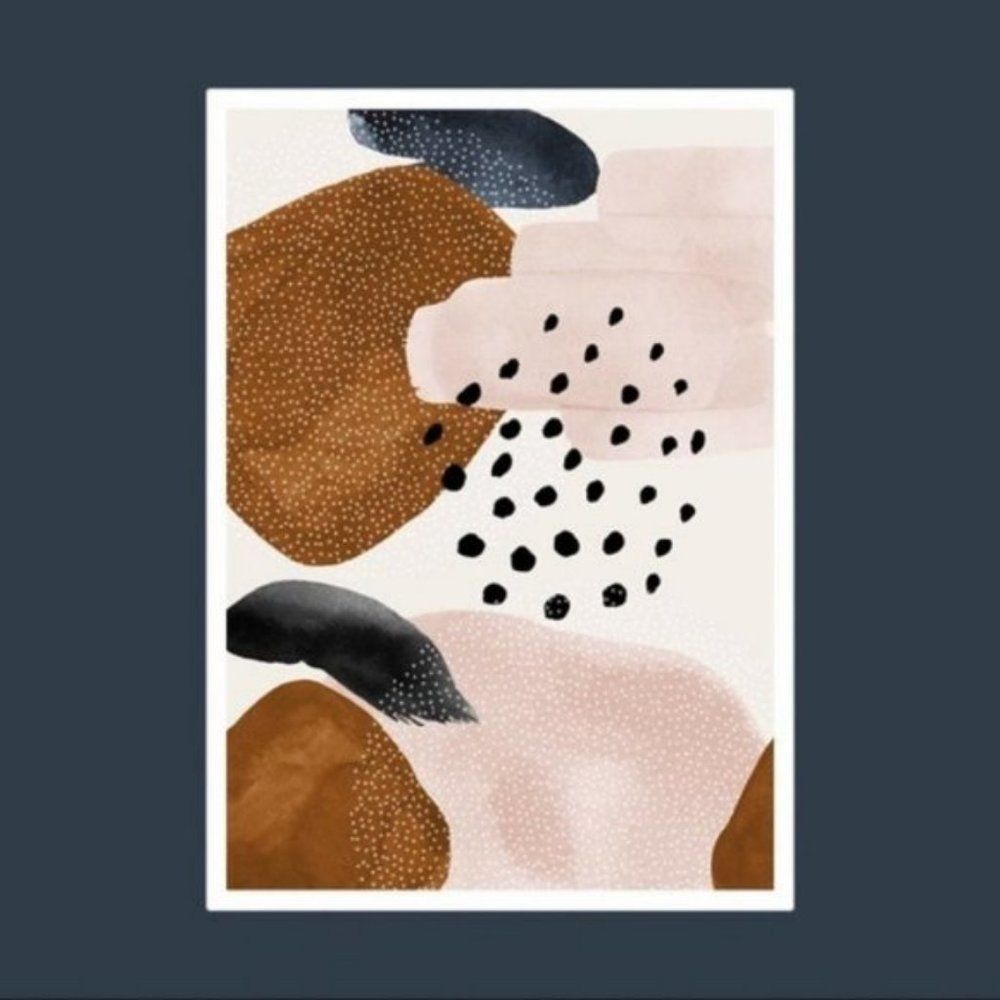 Modern minimalist boho abstract wall art prints
